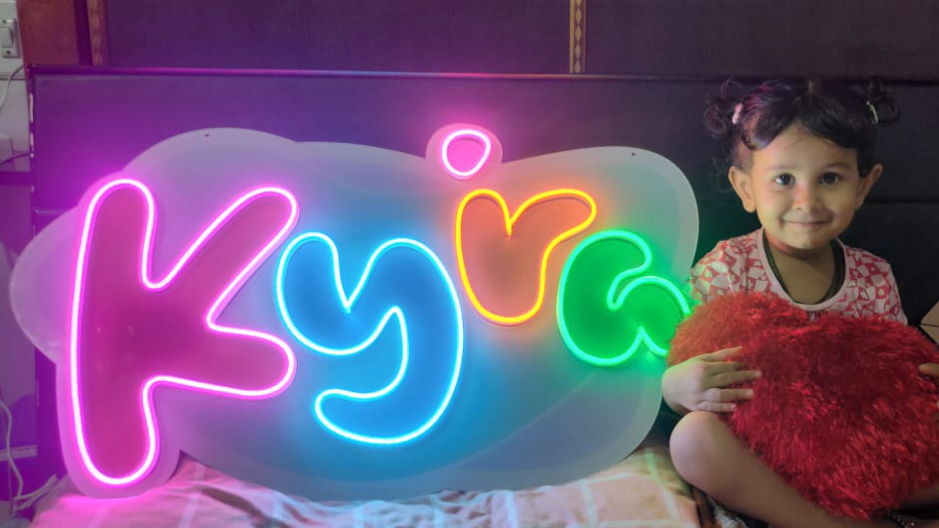 Kyra Neon Logo Design