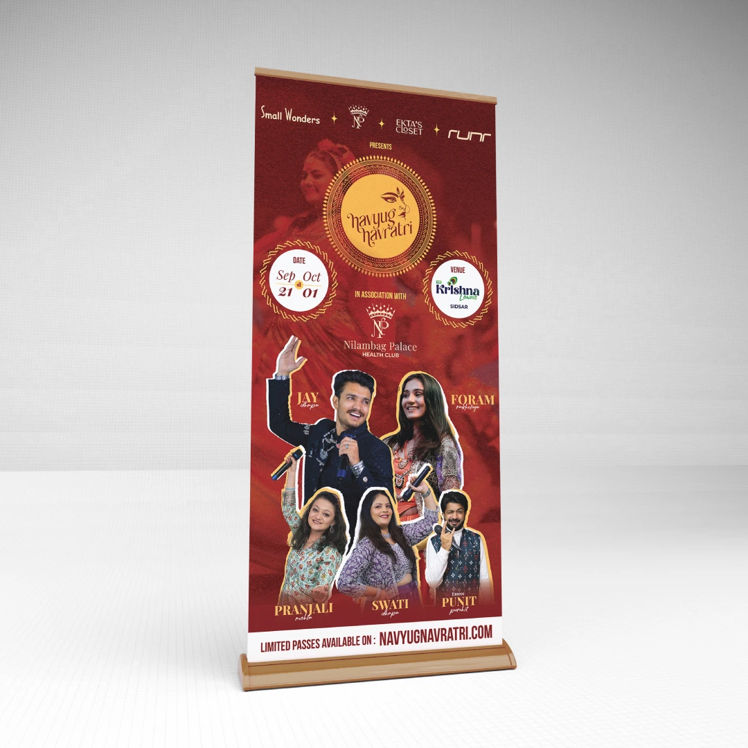 Navratri Standee Design 